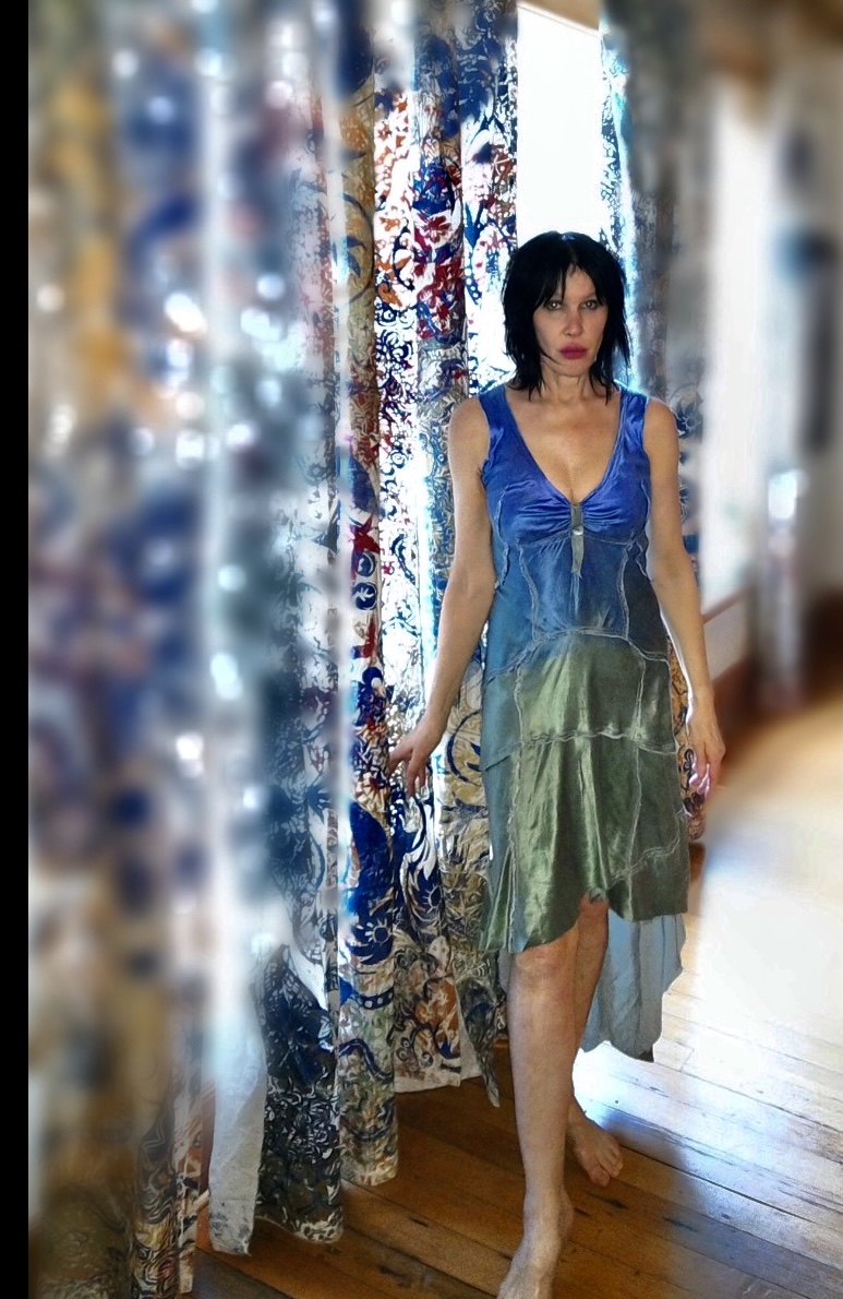 Vintage car and horse